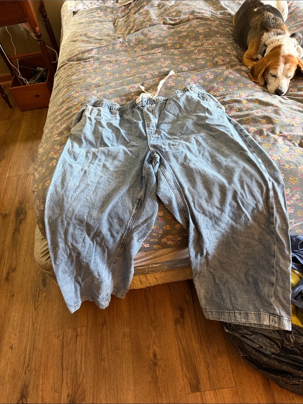GAP Wide Leg Light Blue Denim Pants